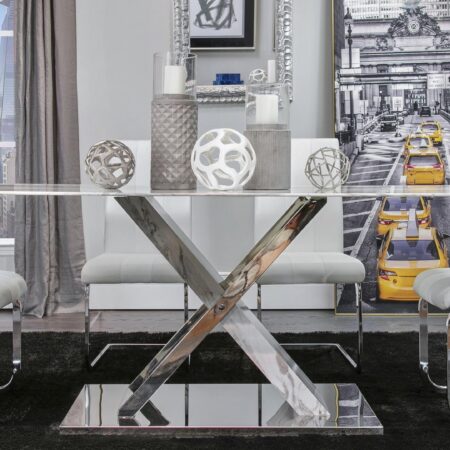 5 Piece Dining Room Set (D1274DT+D915DC-WHT) image