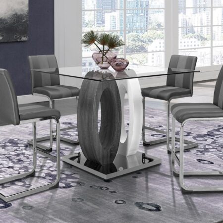 5 Piece Dining Room Set (D1628BT-SQ+D915BS-GRY) image