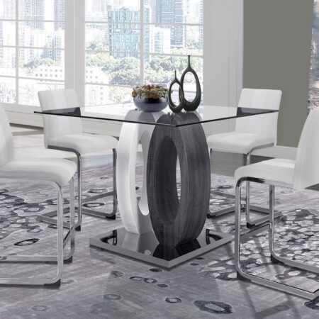 5 Piece Dining Room Set (D1628BT-SQ+D915BS-WHT) image