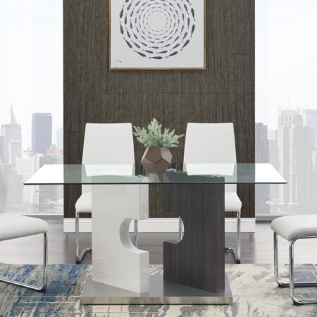 5 Piece Dining Room Set (D219DT+D41DC-WH) image