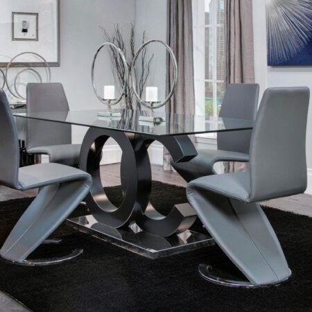 5 Piece Dining Room Set (D2207DT+D9002DC-GRY) image