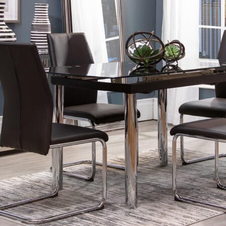5 Piece Dining Room Set (D30DT+D41DC-BLK) image