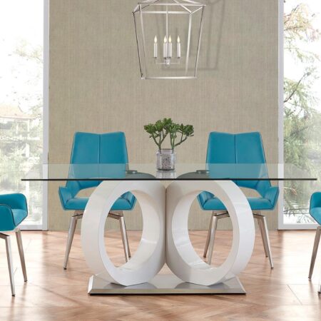 5 Piece Dining Room Set (D9002DT+D4878DC-TURQ) image