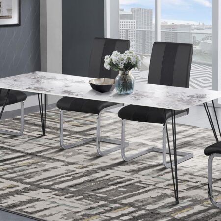 5 Piece Dining Room Set (D90102DT+D915DC-BLK) image