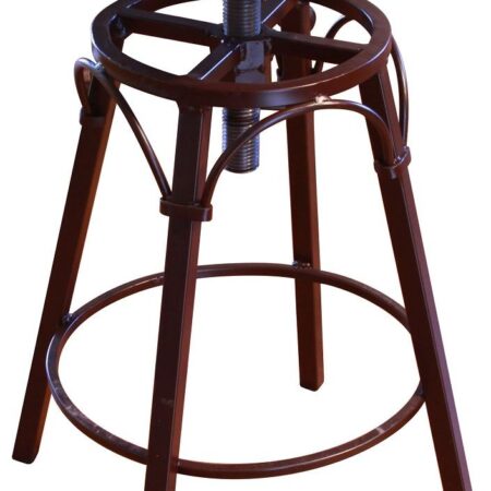 Antique 24-30" Counter Height Swivel Stool with Straight Legs in Multi Color (Set of 2) image
