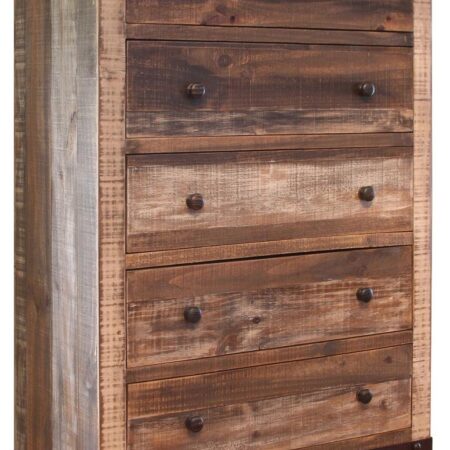 Antique 5 Drawer Chest in Multi Color image
