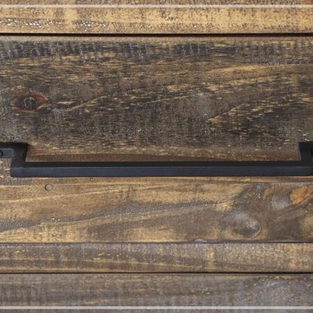 Antique Gray 6 Drawers Dresser in Gray/Brown - Image 3