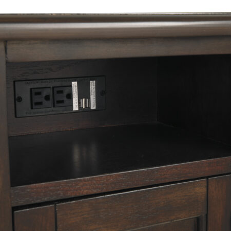 Barilanni - Brown Dark - Chair Side End Table - Image 2
