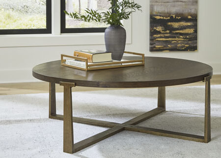 Balintmore Brown Over Ottoman Table