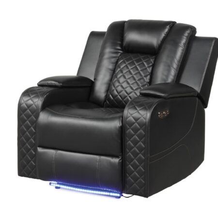 Benz Power Recliner In Black