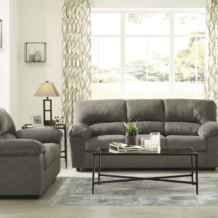 Norlou Sofa and Loveseat Flannel