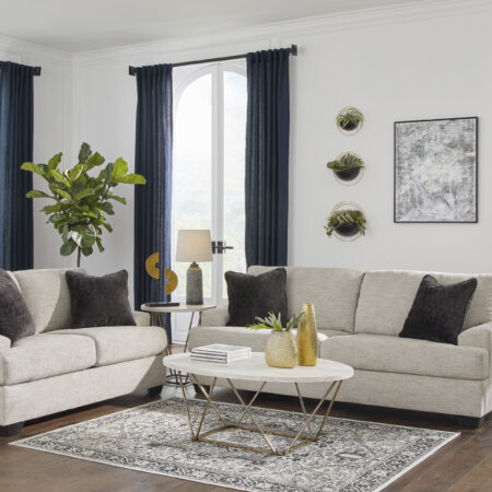 Vayda Sofa and Loveseat Pebble